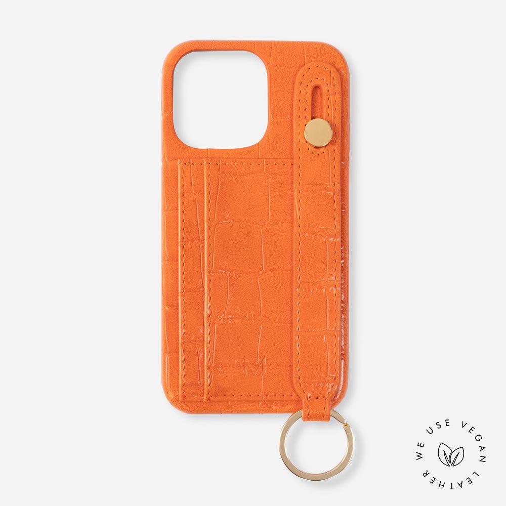 Personalized iPhone Case with Hand Strap Card Holder for iPhone 13