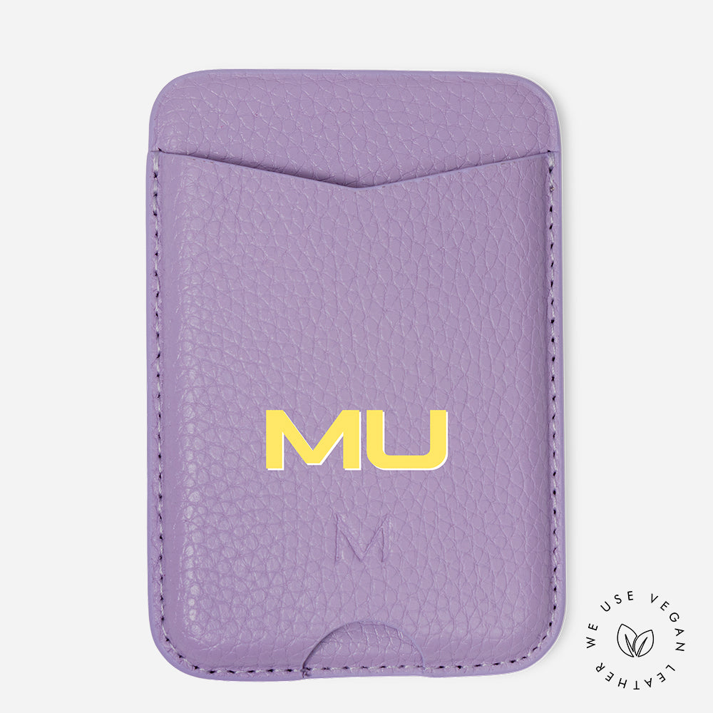 Pebbled MagRing  Card Wallet - Plateia bold