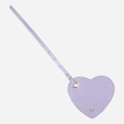 Heart Mirror Bag Charm