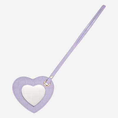 Heart Mirror Bag Charm