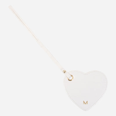 Heart Mirror Bag Charm