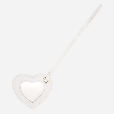 Heart Mirror Bag Charm