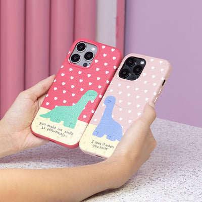Dino Couple  ‘Stickwithme4ev x MUSE’ Personalized Phone Case