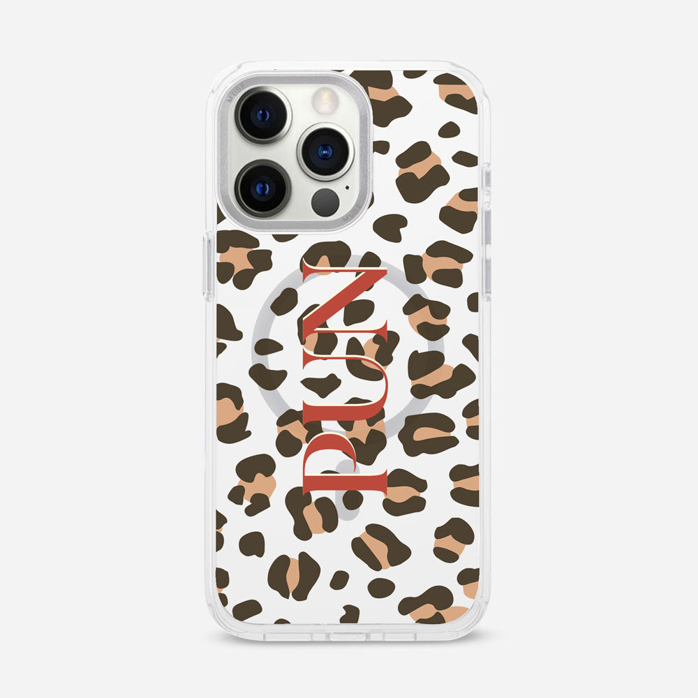 Leopardess -‘MUSE Your Way’ Clear Case With MagRing Personalized Phone Case