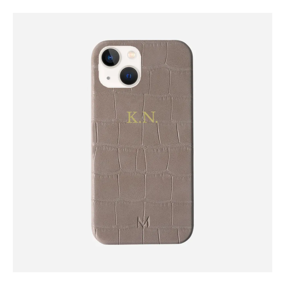 Monogram Foil Personalized Croc Phone Case