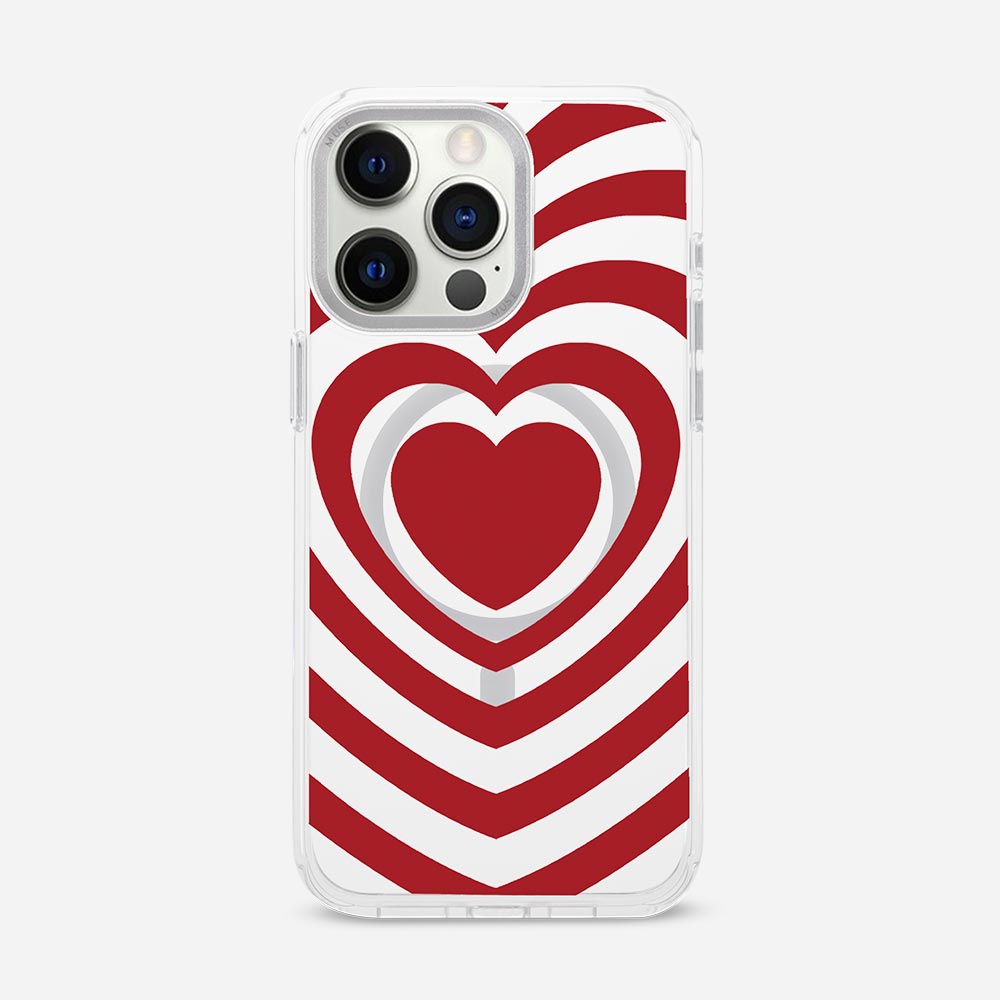 Heartbeats - ‘MUSE Your Way’ Clear Case With MagRing Personalized Phone Case